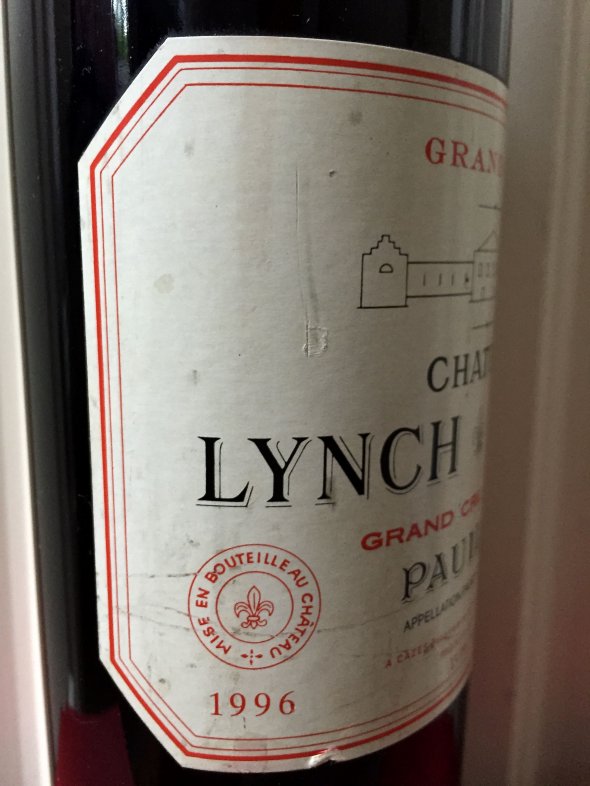 1996 Ch. Lynch Bages, Bordeaux, Pauillac, 5eme Cru Classe