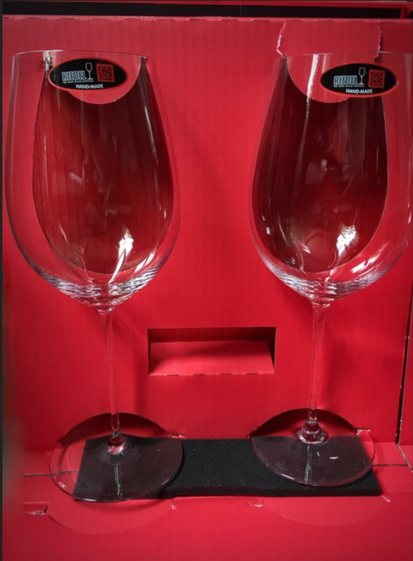 Riedel Sommeliers glassware: Burgundy, Bordeaux, White Wine, Champagne - Hand-made in Europe - 8 Glasses