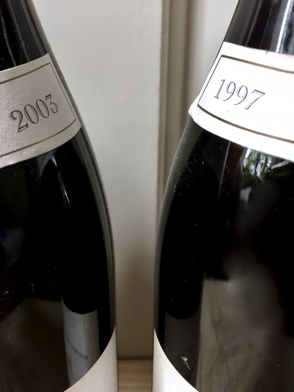 1980s, 1997, 2003 Dom. Valliere, Tabit - 3 btls. red Burgundy