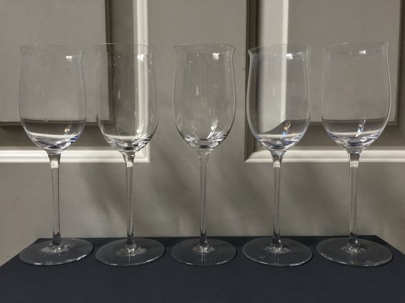 5 Riedel Sommeliers White wine/Riesling Glasses - Hand-made in Austria 