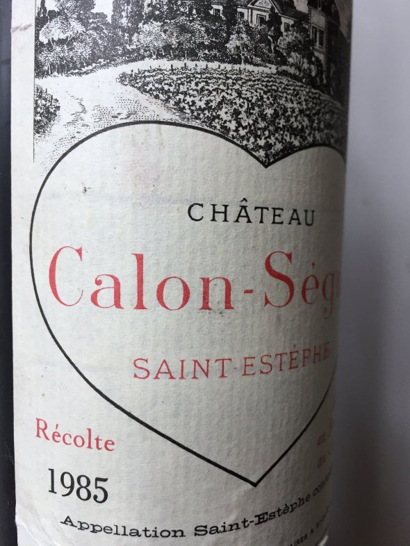 1985 Calon Segur, Saint Estephe, 3eme Cru Classe