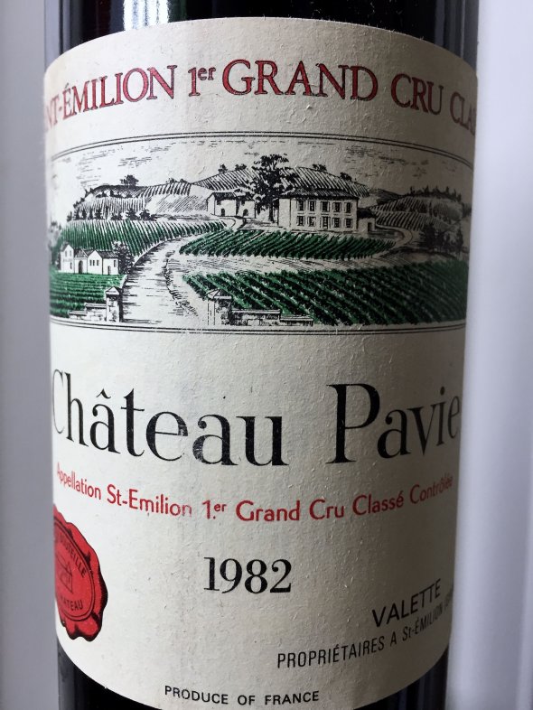 1982 Ch. Pavie, Saint Emilion, 1er Grand Cru Classe A