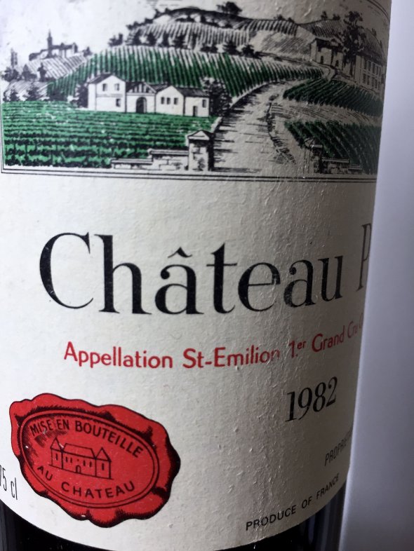 1982 Ch. Pavie, Saint Emilion, 1er Grand Cru Classe A