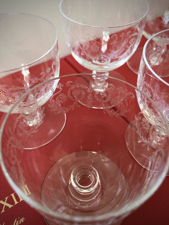 Sold at Auction: Baccarat Harcourt Port Wine Glasses 6Pc