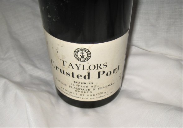 Taylors Crusted Port.  Bottled 1978.  Taylor, Fladgate & Yeatman.