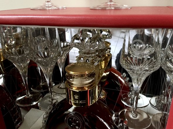 Magnum 1.5L Louis XIII, Cognac with full Box + 4 new Louis XIII Baccarat glasses