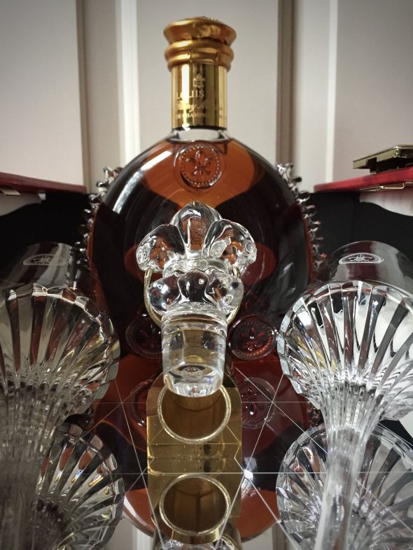 Remy Martin Louis XIII Cognac Baccarat Crystal Bottle in Presentation Box