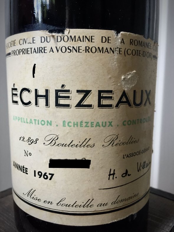 1967 DRC Echezeaux Grand Cru 