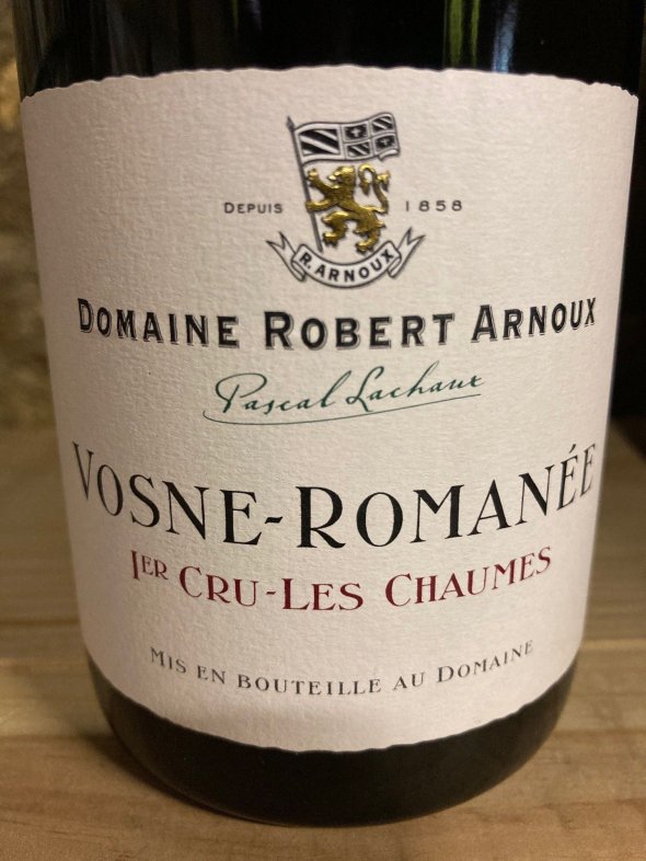 Robert Arnoux, Vosne Romanee Chaumes, Burgundy, Vosne Romanee, France, AOC, 1er Cru