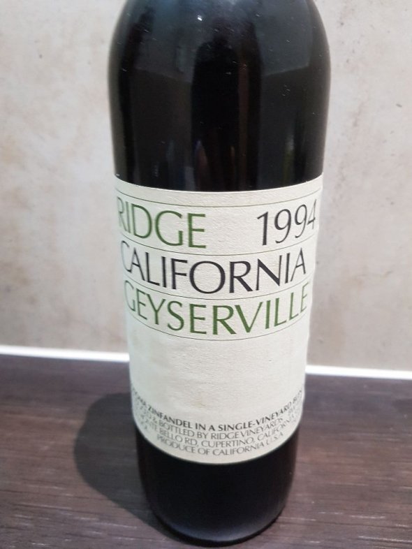Ridge, Geyserville 