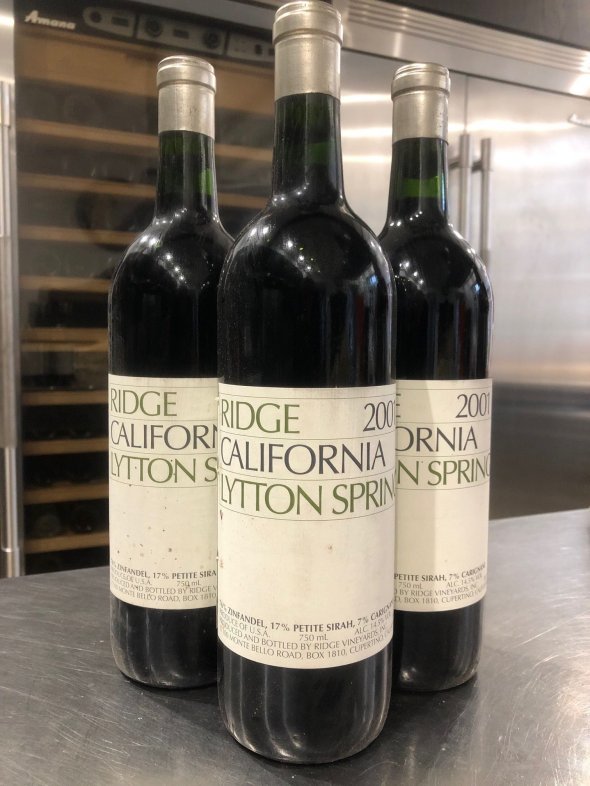 Ridge, Lytton Springs Zinfandel, California, Napa Valley, United States, AVA