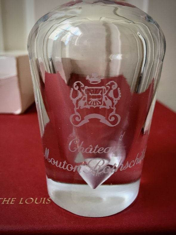 Ch. Mouton Rothschild - rare crystal glass Barrel Stopper/Paperweight, NV