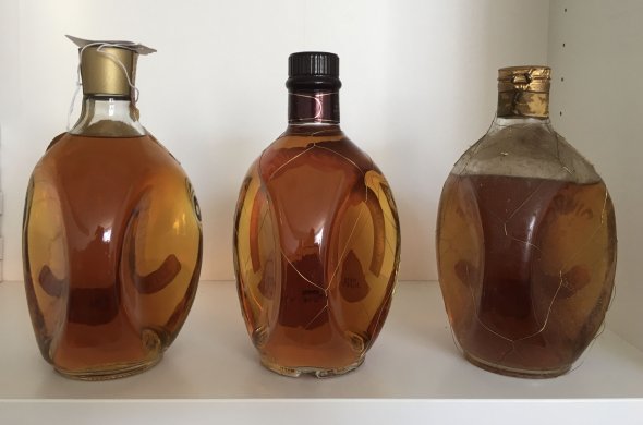 Vintage Lot of 3 Bottles of Dimple Whisky