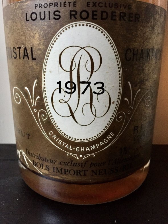 1973 Louis Roederer, Cristal, Champagne, France, AOC