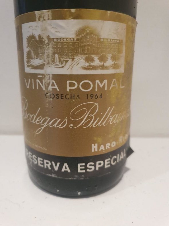 1964 Bilbainas, Vina Pomal Reserva, Rioja, Spain, DOCa, Reserva Especial