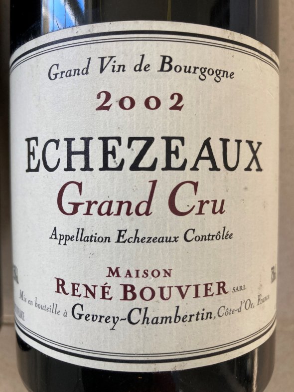 Rene Bouvier, Echezeaux, Burgundy, Echezeaux, France, AOC, Grand Cru
