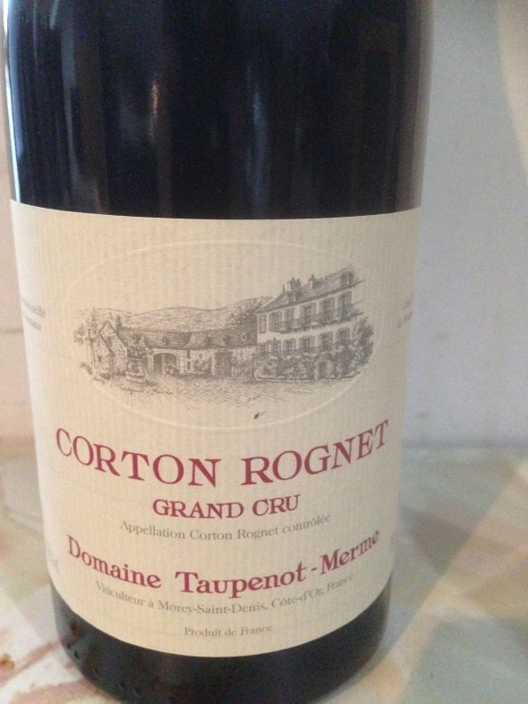 Corton Grand Cru "Ronget" Domaine Taupenot-Merme