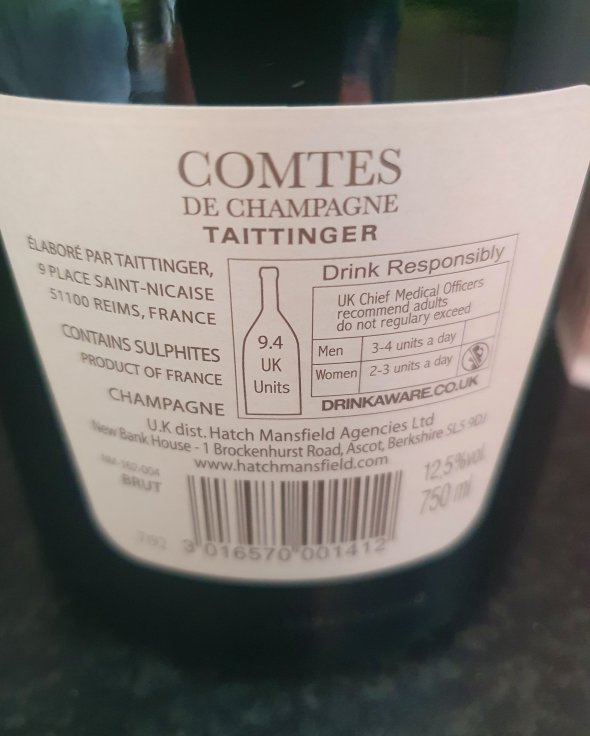 Taittinger, Blanc de Blancs, Comtes de Champagne