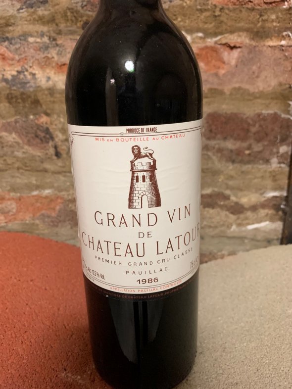 Grand Vin de Chateau Latour 1986