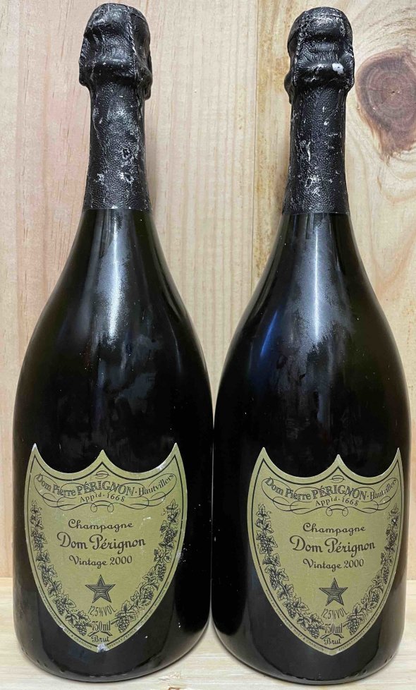 2 bt Champagne Dom Perignon 2000