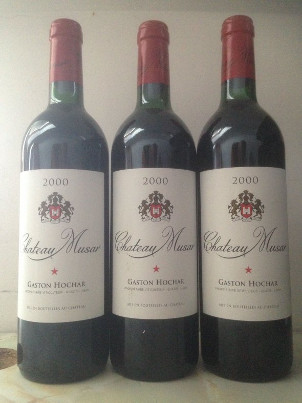 2000 Château Musar rouge, Bekaa Valley 
