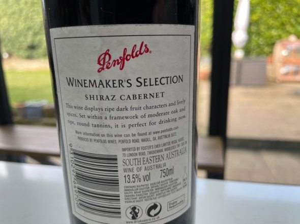Penfolds, Winemakers Selection Shiraz Cabernet, South Australia