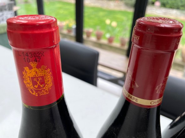Mixed French Bordeaux & Chateauneuf du Pape  Bottles