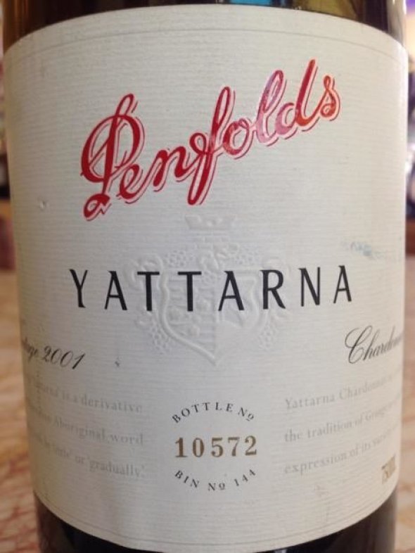 Penfolds, Bin 144 Yattarna Chardonnay, Coonawarra