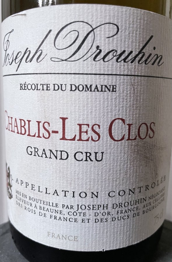 Joseph Drouhin, Chablis Grand Cru, Les Clos