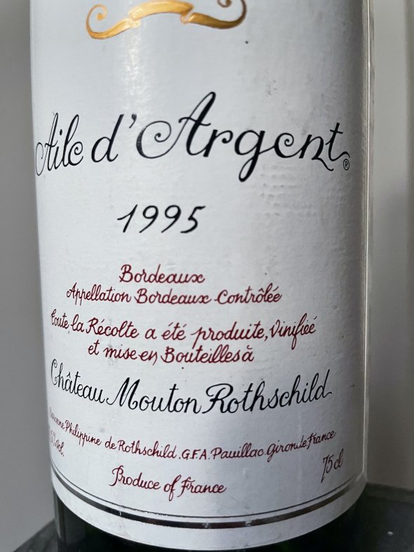 1995 Aile d'Argent, Chateau Mouton Rothschild