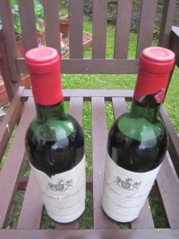 Two Bottles of  1970 Chateau Montrose  Saint-Estephe