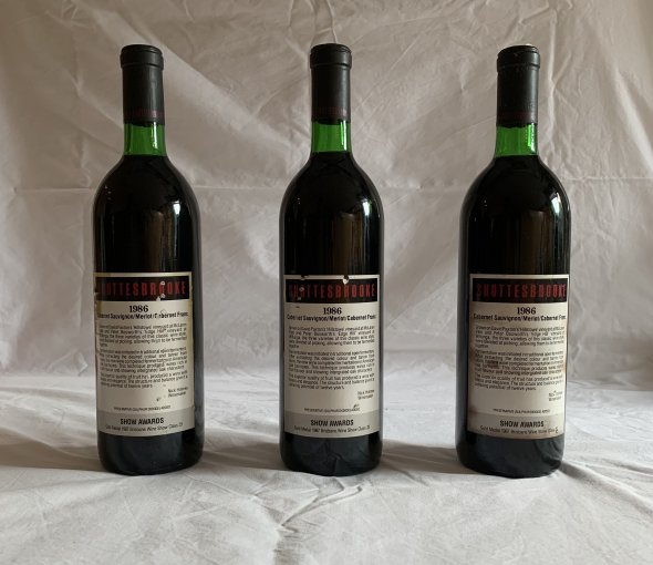 Shottesbrooke Winery Australia 1986 X3