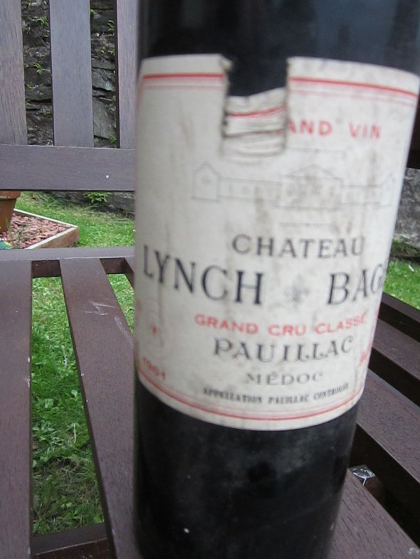 One Bottle 1961 Chateau Lynch Bages  Pauillac LS
