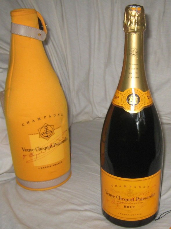 Veuve Clicquot, Yellow Label Brut Champagne. Magnum.   In Ice Jacket. 
