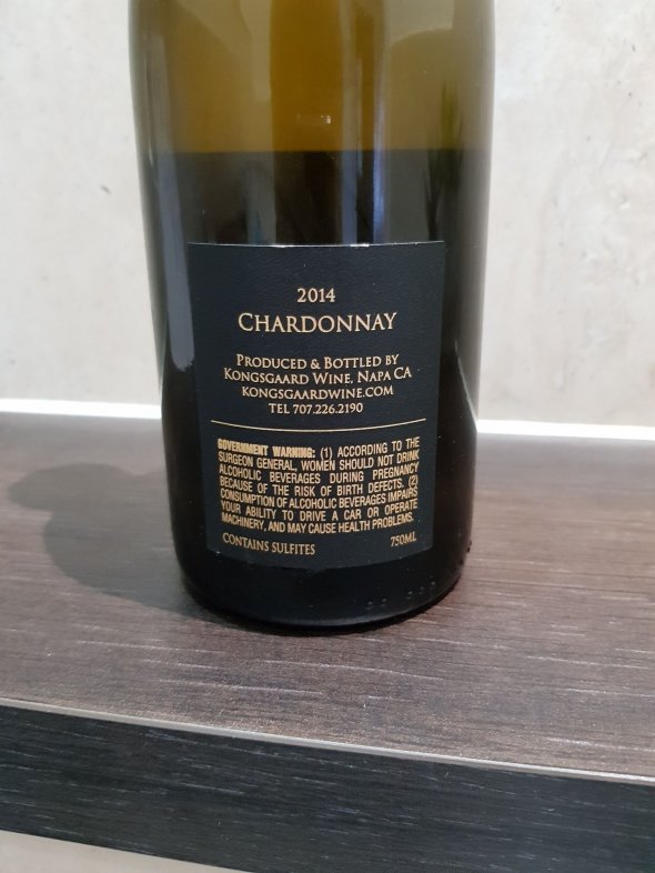 Kongsgaard, Chardonnay - 94+ points