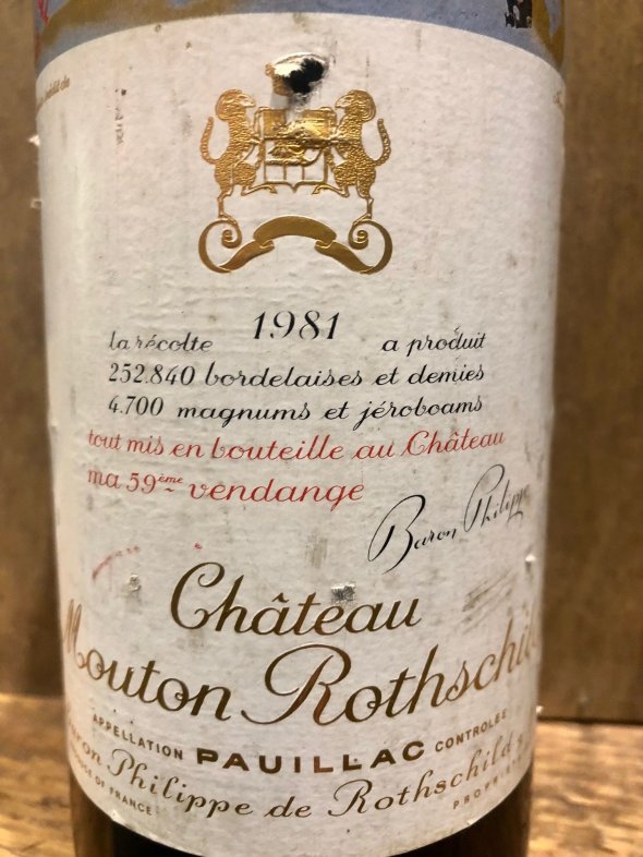 Chateau Mouton Rothschild Premier Cru Classe, Pauillac