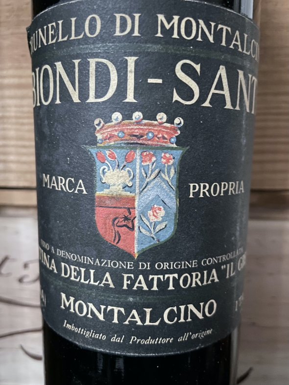 1964 Biondi-Santi, Brunello di Montalcino, Riserva