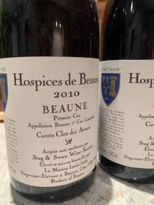 SIX BOTTLES: Hospices de Beaune Premier Cru Clos des Avaux 2010 x 3 plus Volnay Vaudoisey 2010 x 3