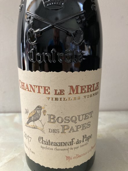 Ch&acirc;teauneuf-du-Pape "ChanteLe Merle" Bosquet des Papes