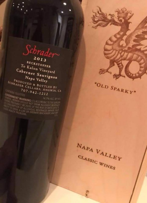Schrader, Old Sparky Cabernet Sauvignon, Napa Valley