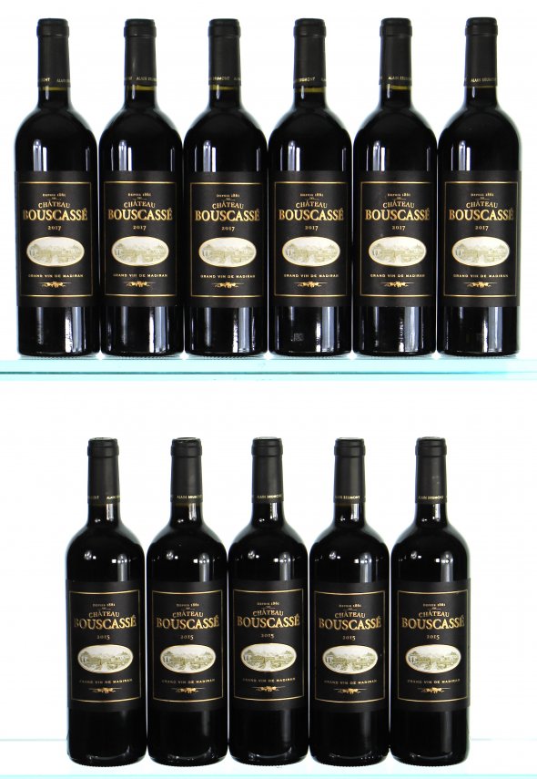 Vertical of Chateau Bouscasse, Madiran, 2015 and 2017