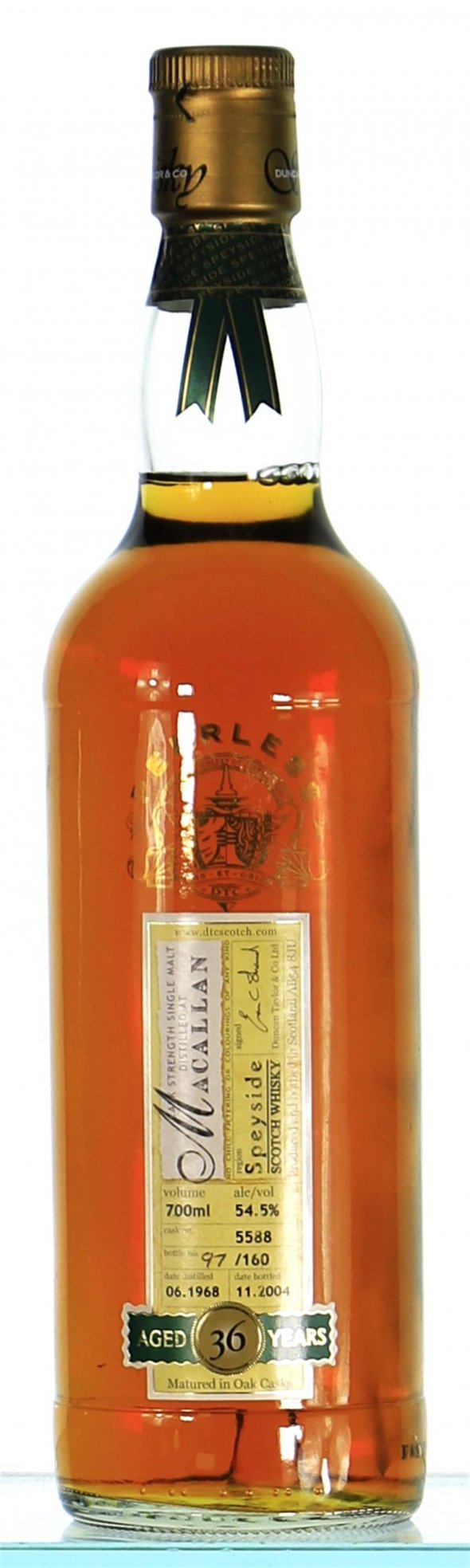 Macallan (Duncan Taylor), Highland Single Malt Cask Strength 5588 36YO Bottled 2004, Speyside
