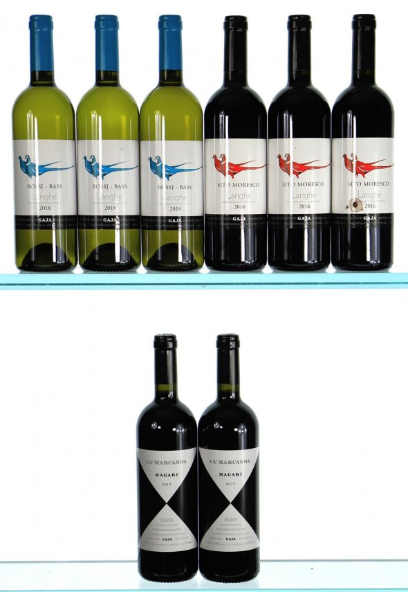 Mixed Italian Wines from Gaja 2016/2017/2018 