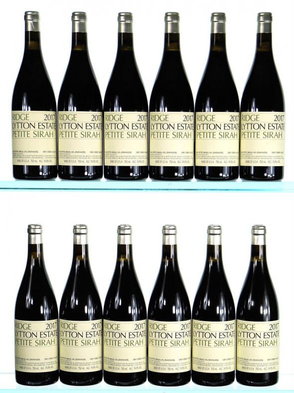 Ridge, Lytton Estate Petite Sirah, Dry Creek Valley