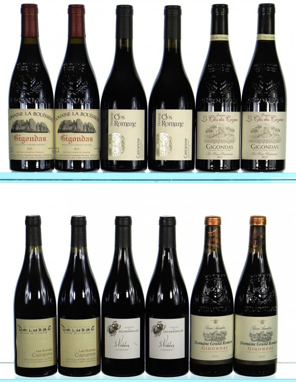 Mixed Case of Gigondas and Cairanne - In Bond