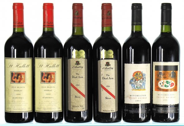 1996/1999 Mixed Case of Australian Shiraz