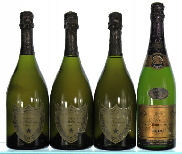 1973 Veuve Clicquot/1976 Dom Perignon