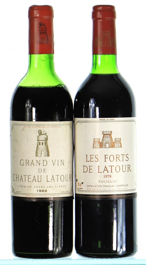1968 Chateau Latour/1979 Les Forts De Latour