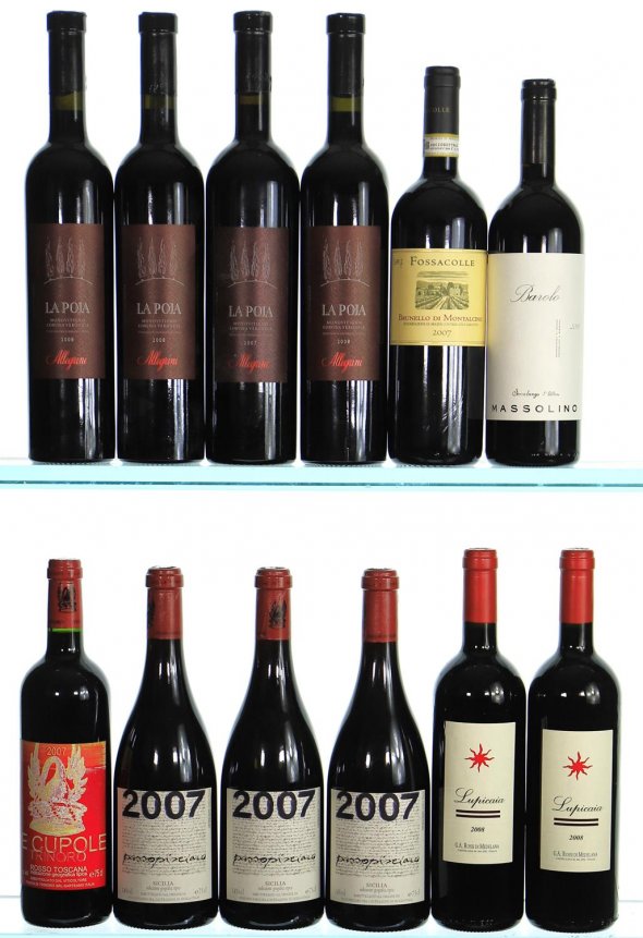 2007/2011 Mixed Case of Italian Wines