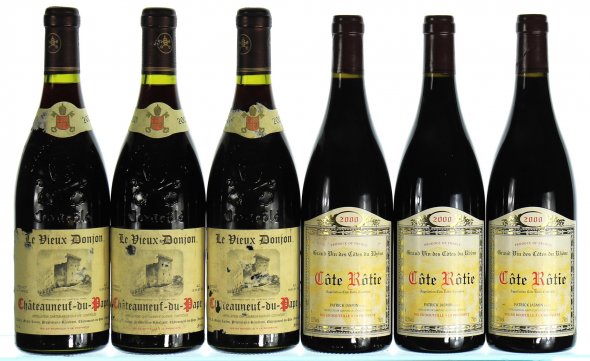 2000/2001 Fine Mixed Case from the Rhone Valley